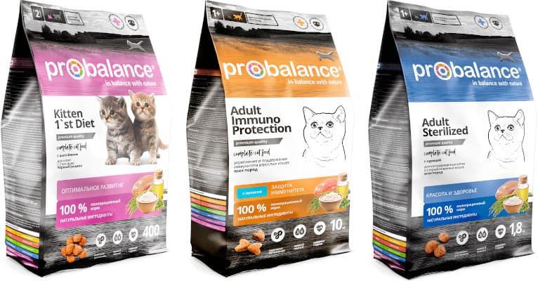 Корм для кошек Probalance: отзывы и разбор состава - ПетОбзор