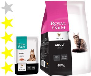 Корм для кошек Royal Farm: отзывы и разбор состава