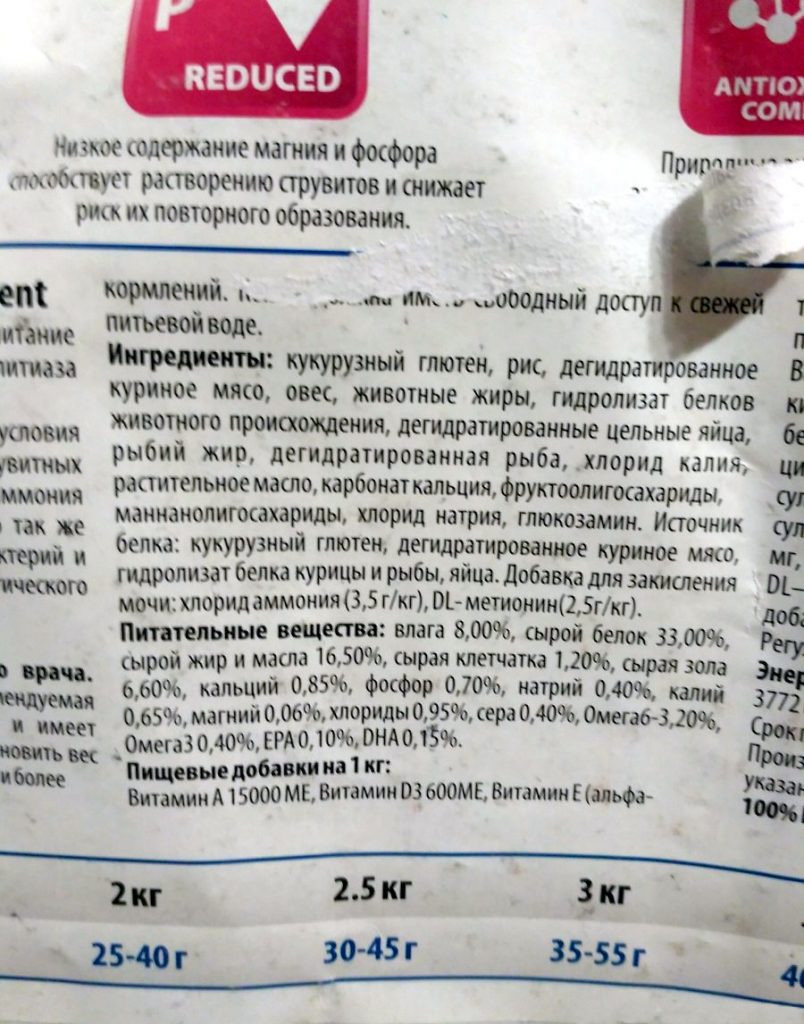 Корм для кошек Vet Life: отзывы, разбор состава, цена - ПетОбзор
