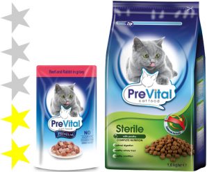 Корм для кошек PreVital: отзывы, разбор состава, цена