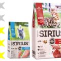 Корм для кошек Sirius: отзывы, разбор состава, цена