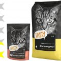 Корм для кошек Tasty: отзывы, разбор состава, цена