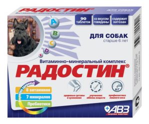 Витамины Радостин для собак: отзывы, описание, цена