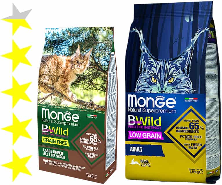 Корм для кошек Monge BWild: отзывы, разбор состава, цена - ПетОбзор