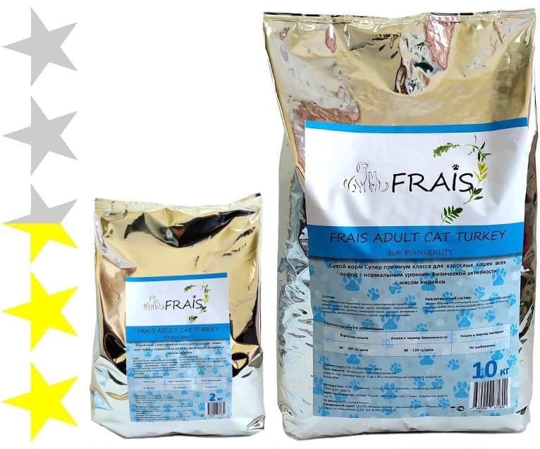 Корм для кошек Frais: отзывы, разбор состава, цена - ПетОбзор