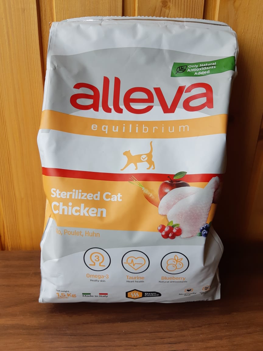 Корм для кошек Alleva Equilibrium Sterilized Chicken