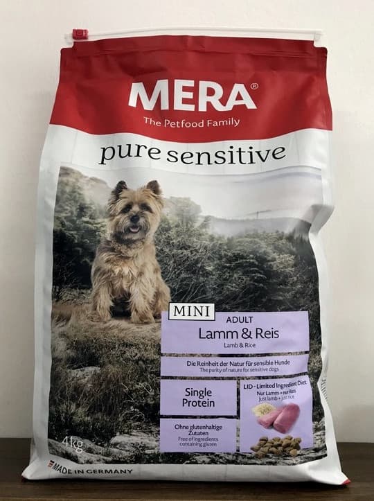 Отзыв о корме MERA Pure Sensitive для собак