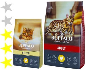 Корм для кошек Mr Buffalo: отзывы, разбор состава, цена