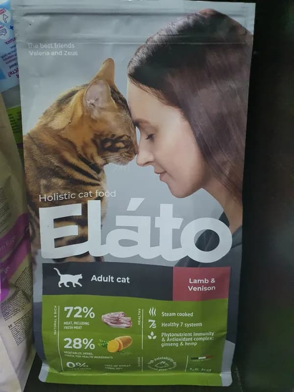 Отзывы о корме Elato для кошек