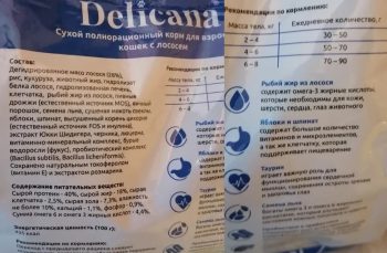 Корм для кошек Delicana: отзывы, разбор состава, цена - ПетОбзор