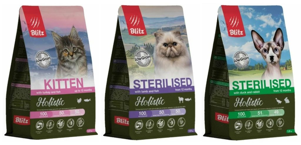 Корм для кошек Blitz Holistic - отзывы