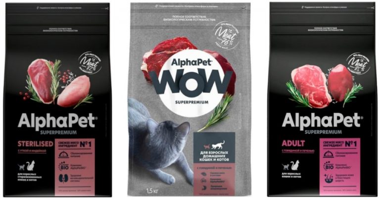 Корм для кошек AlphaPet: отзывы, разбор состава, цена - ПетОбзор