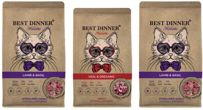 Корм для кошек Best Dinner Holistic: отзывы, разбор состава, цена ...