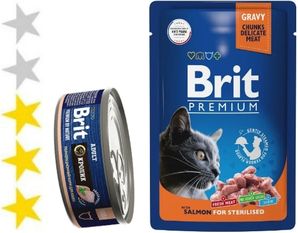 Влажный корм для кошек Brit Premium: отзывы, разбор состава, цена
