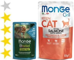 Влажный корм для кошек Monge: отзывы, разбор состава, цена