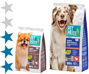 Корм для собак Pet Pride: отзывы, разбор состава, цена