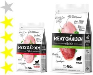 Корм для кошек Meat Garden: отзывы, разбор состава, цена