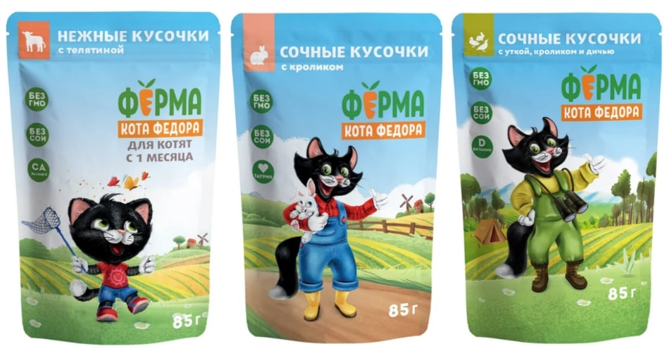 Влажный корм Ферма кота Фёдора для кошек - отзывы