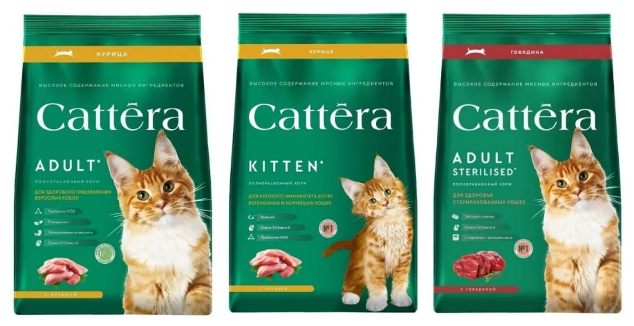 Корм для кошек Cattera - отзывы