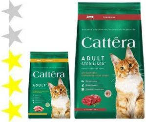 Корм для кошек Cattera: отзывы, разбор состава, цена