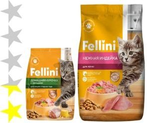 Корм для кошек Fellini: отзывы, разбор состава, цена