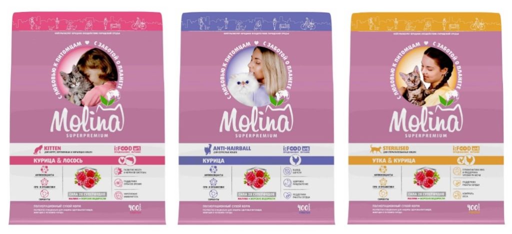Корм для кошек Molina - отзывы