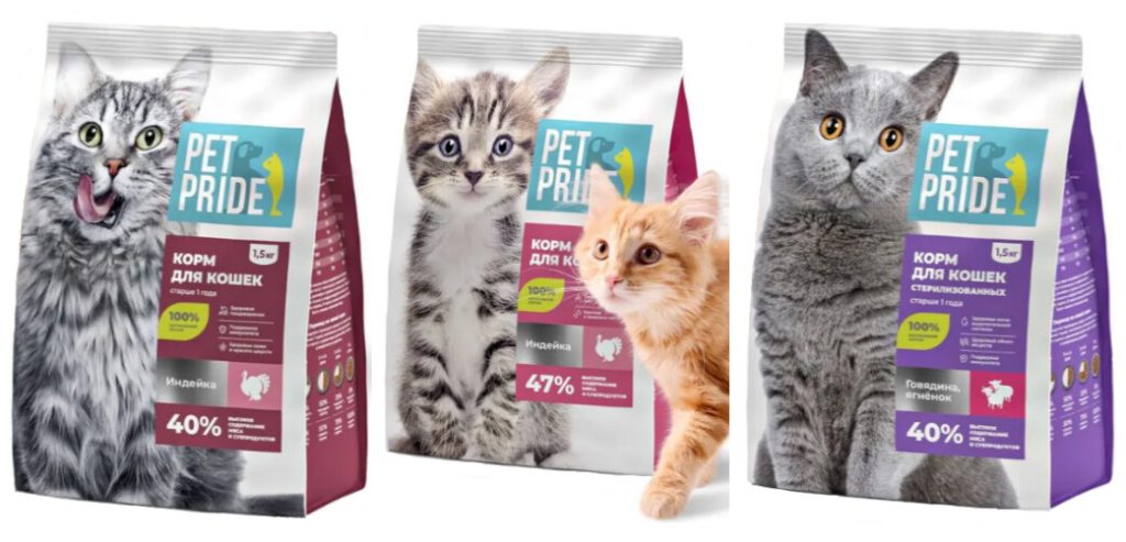 Корм для кошек Pet Pride - отзывы