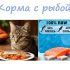 Корма с рыбой для кошек