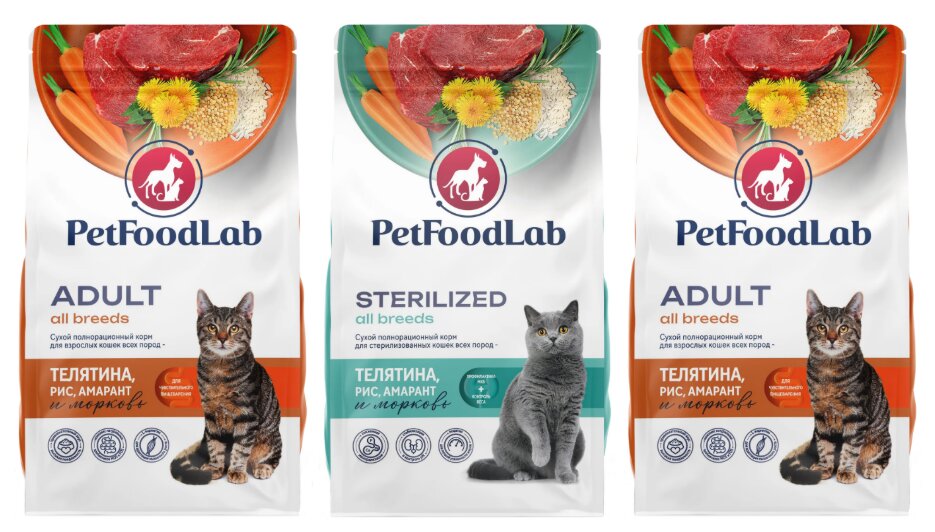 Корм для кошек PetFoodLab - отзывы