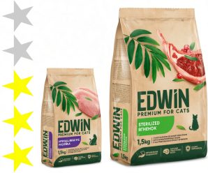 Корм для кошек Edwin: отзывы и разбор состава