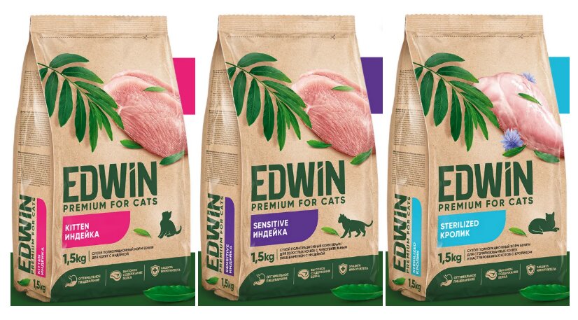 Корм для кошек Edwin - отзывы